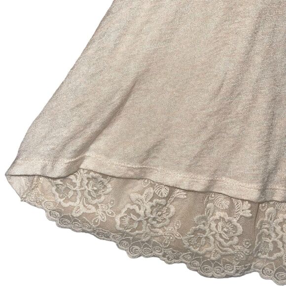 Tunic Dress Boho Lace Trapeze Swing - Picture 3 of 6